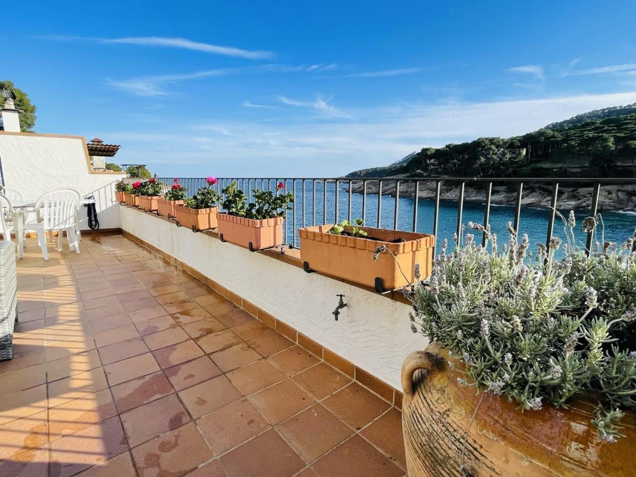 Appartement Tamariu Platja - Penthouse On Passeig Del Mar. Extérieur photo